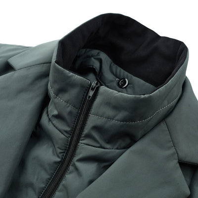 Puffer Jacket - Zip-Up - Slim Fit - Down Jacket - Male Winter Jackets-Grace Aura