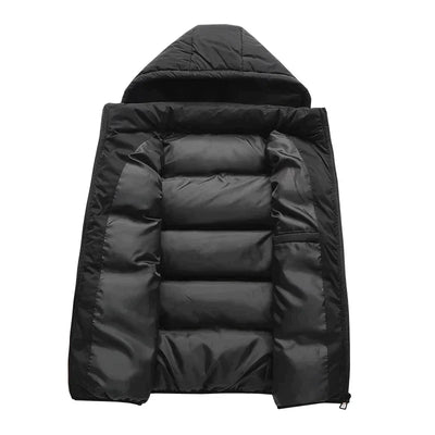 Puffer Vest | Hooded | Sleeveless | Bodywarmer | Men's Winter Gilet-Grace Aura