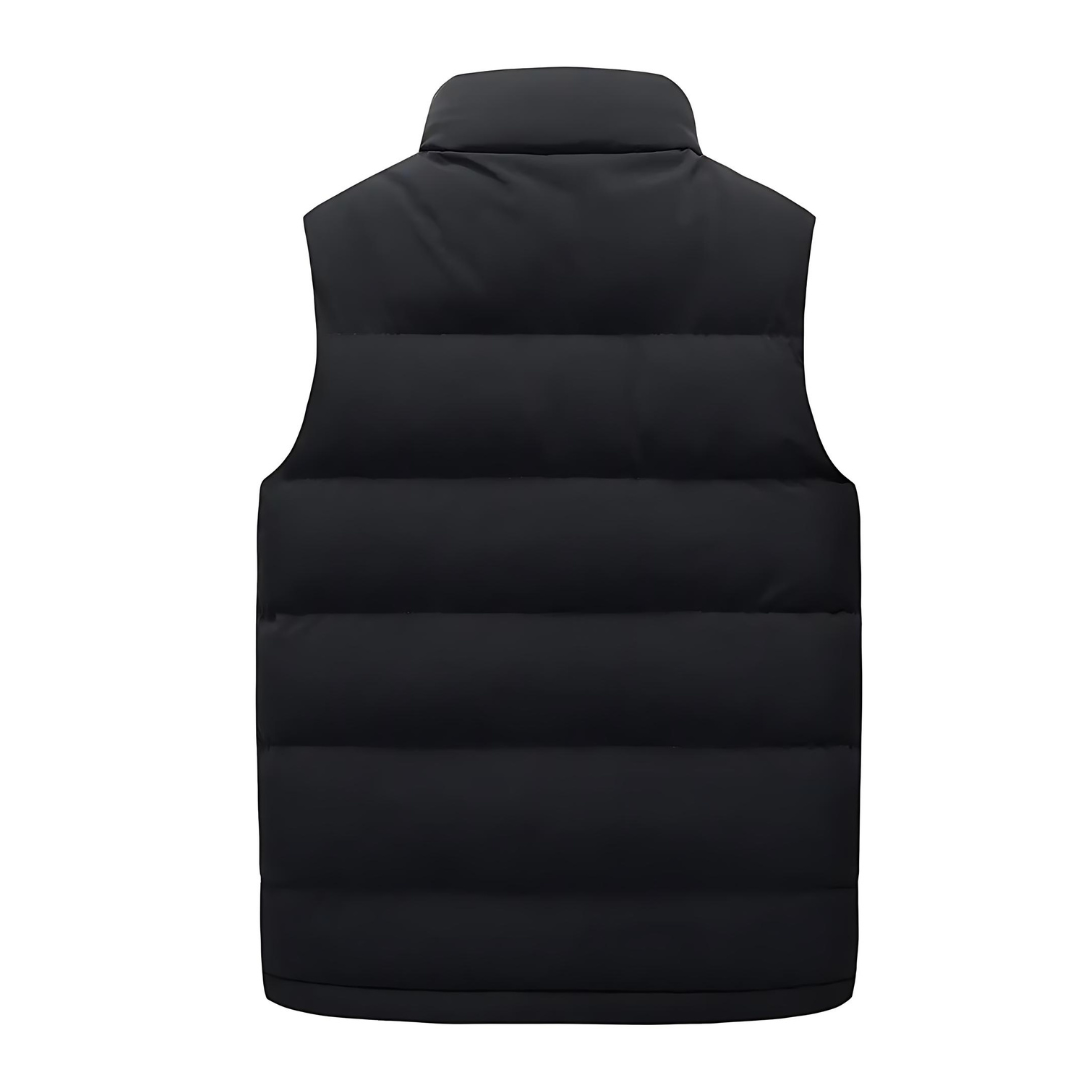 Puffer Vest - Men's Sleeveless Zip-Up Padded Bodywarmer Gilet-Grace Aura