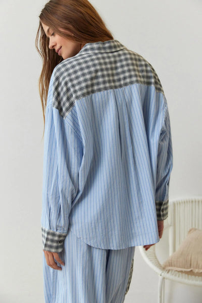 Pyjama Set - Warm - Long Sleeve - Fleece Pyjama - Women's Pyjamas-Grace Aura