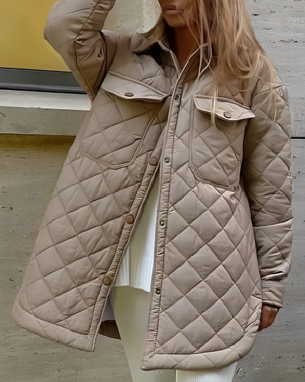 Quilted Jacket | Belt | Lightweight | Padded Jacket | Women's Winter Jacket-Grace Aura