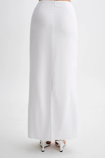 Relaxed Fit Maxi Skirt - Breathable Summer Fashion-Grace Aura