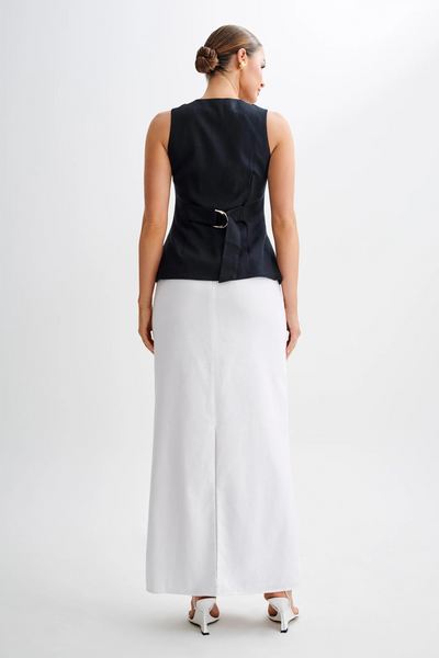 Relaxed Fit Maxi Skirt - Breathable Summer Fashion-Grace Aura