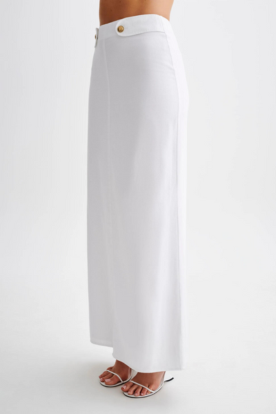 Relaxed Fit Maxi Skirt - Breathable Summer Fashion-Grace Aura