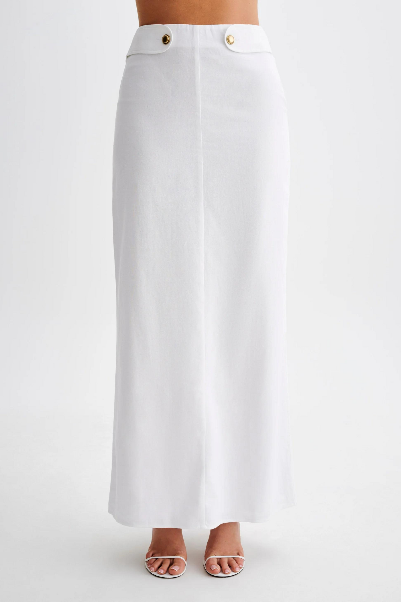 Relaxed Fit Maxi Skirt - Breathable Summer Fashion-Grace Aura