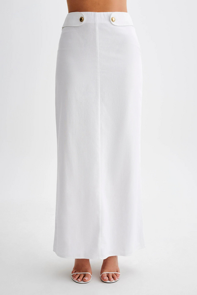 Relaxed Fit Maxi Skirt - Breathable Summer Fashion-Grace Aura