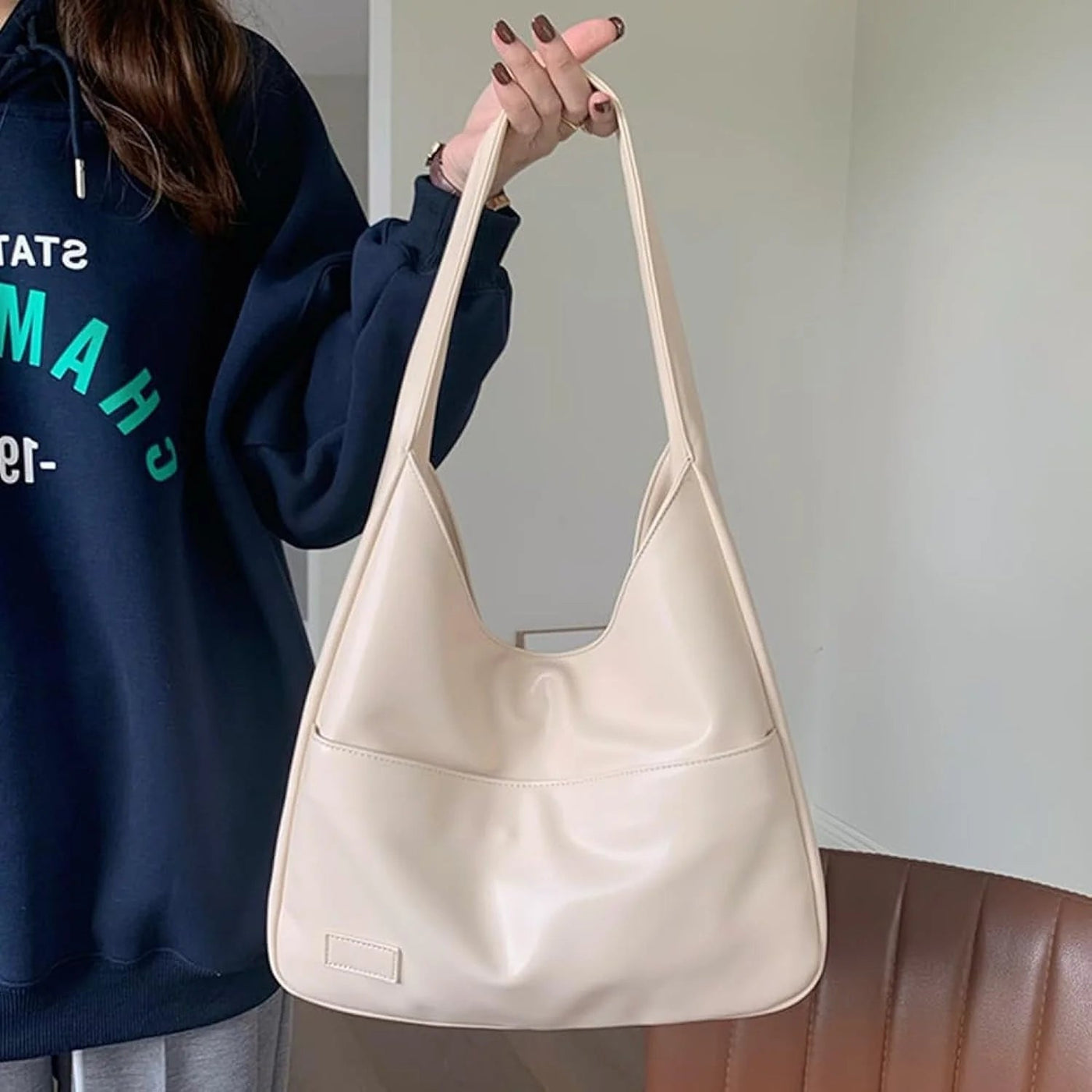 Shopper Bag - One Strap - Large - Shoulder Bag - Leatherette Bag -Grace Aura