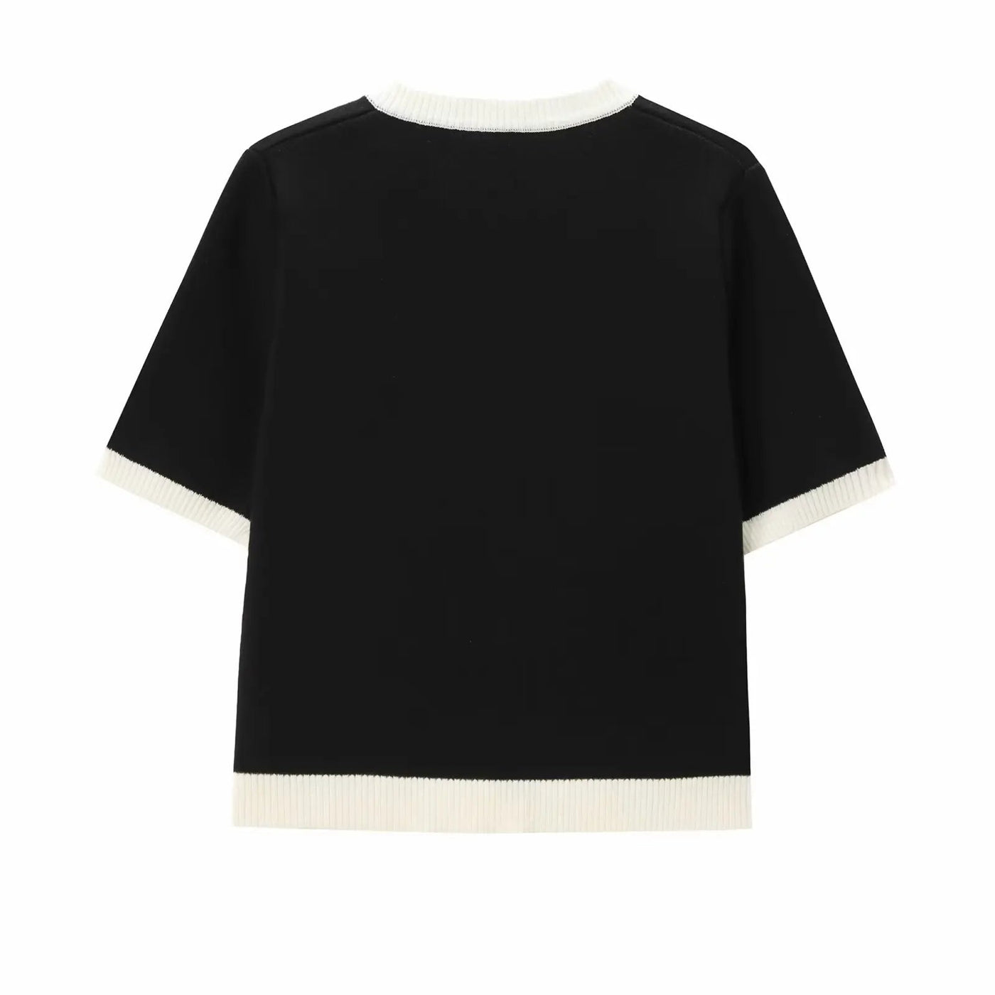 Short Sleeve Cardigan | Button-Up | Knitted | Short Sleeve Sweater | Women's Clothing-Grace Aura