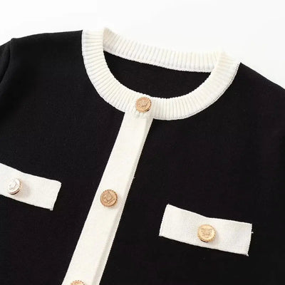 Short Sleeve Cardigan | Button-Up | Knitted | Short Sleeve Sweater | Women's Clothing-Grace Aura