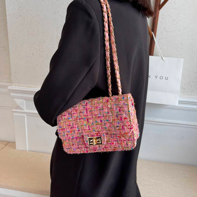 Shoulder Bag | Chain Strap | Adjustable Strap | Small Bag | Women's Bags-Grace Aura
