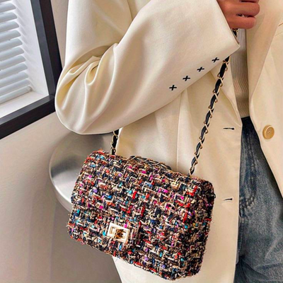 Shoulder Bag | Chain Strap | Adjustable Strap | Small Bag | Women's Bags-Grace Aura