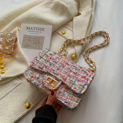 Shoulder Bag | Chain Strap | Adjustable Strap | Small Bag | Women's Bags-Grace Aura