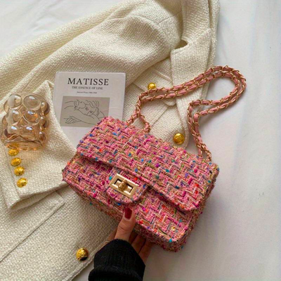 Shoulder Bag | Chain Strap | Adjustable Strap | Small Bag | Women's Bags-Grace Aura