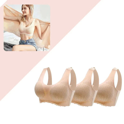Silk Sensation Comfy Bra (3-pack)-Grace Aura