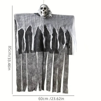 Skull Decoration - Scary Hanging Skull Skeleton for Halloween-Grace Aura