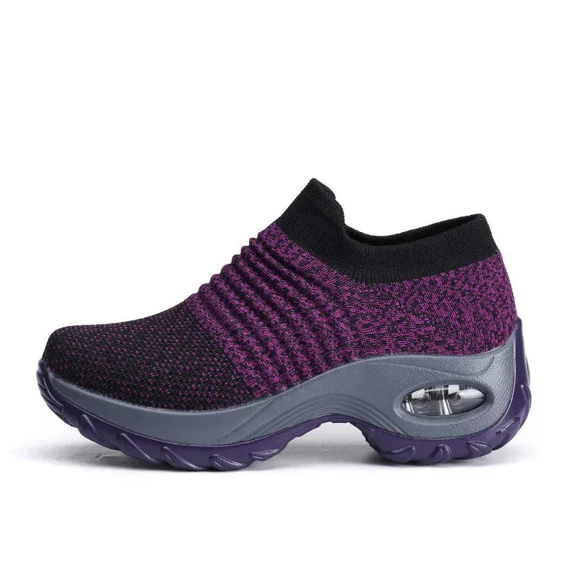 Slip-On Sneakers | Orthopedic | Arch Support | Walking Shoes | Mesh Sneakers-Grace Aura