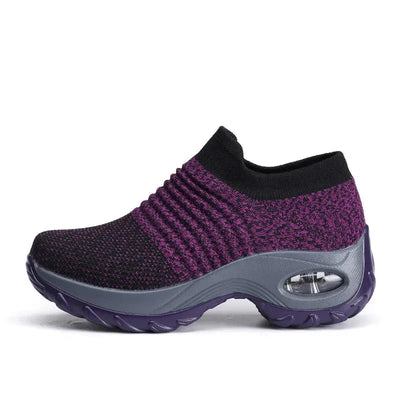 Slip-On Sneakers | Orthopedic | Arch Support | Walking Shoes | Mesh Sneakers-Grace Aura