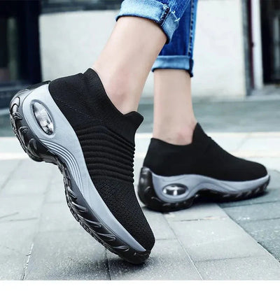 Slip-On Sneakers | Orthopedic | Arch Support | Walking Shoes | Mesh Sneakers-Grace Aura