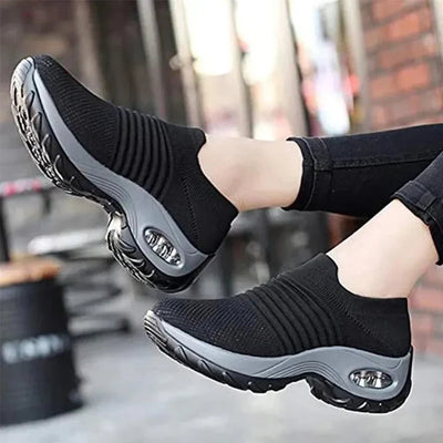 Slip-On Sneakers | Orthopedic | Arch Support | Walking Shoes | Mesh Sneakers-Grace Aura