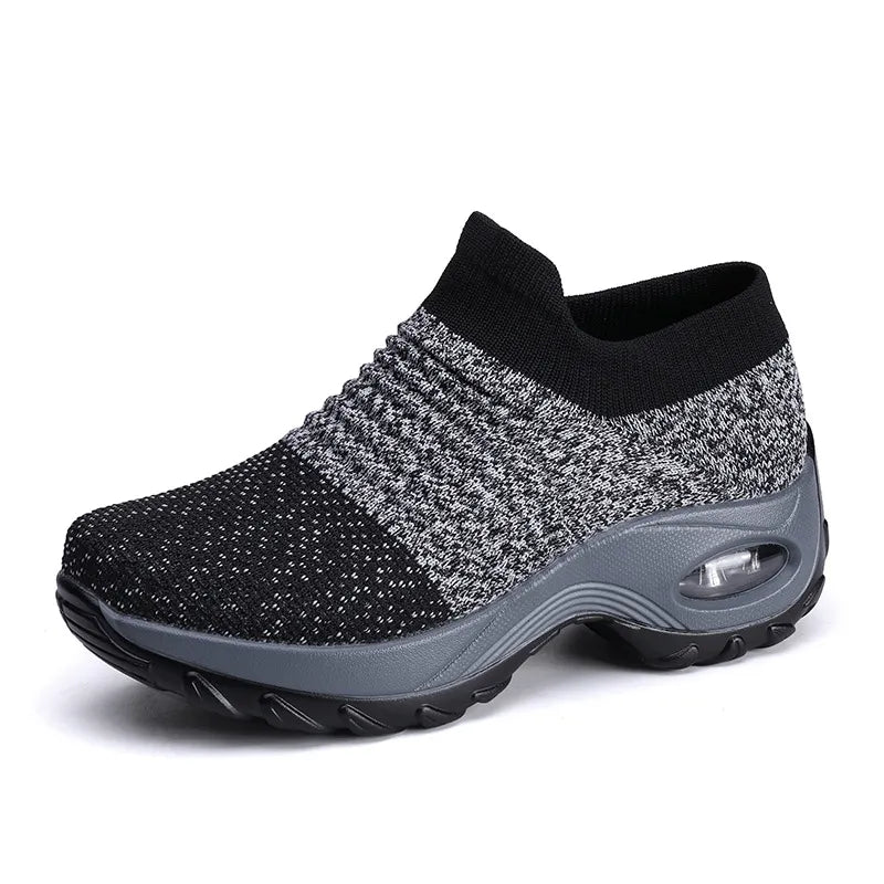 Slip-On Sneakers | Orthopedic | Arch Support | Walking Shoes | Mesh Sneakers-Grace Aura