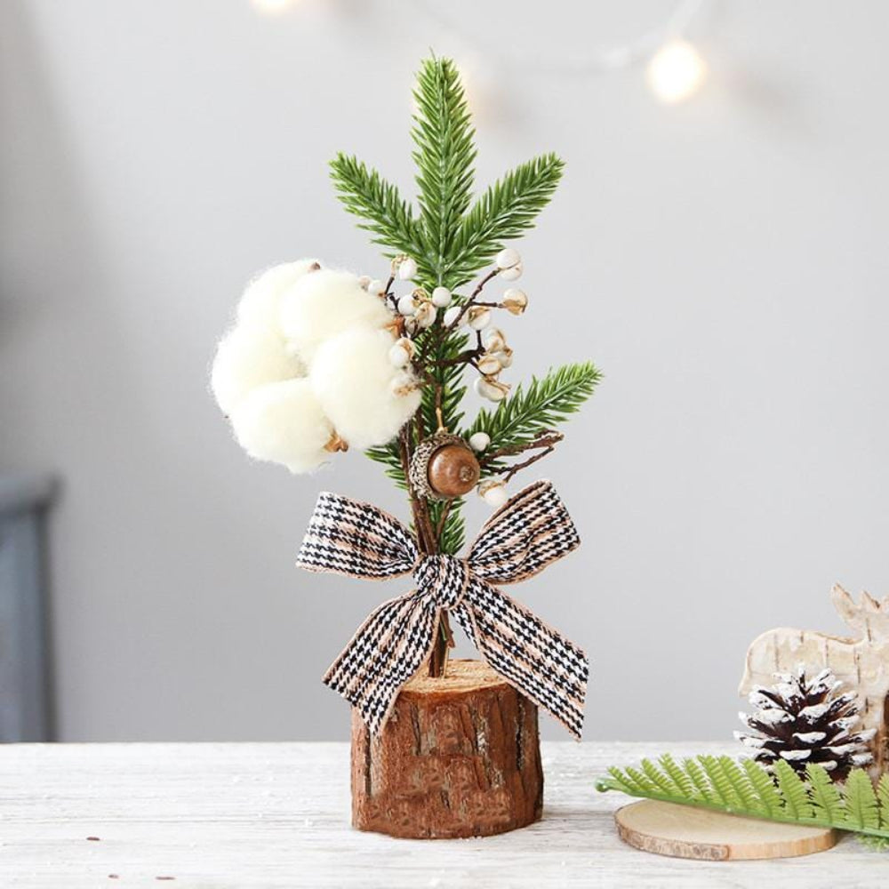 Small Christmas Tree - Artificial Pine Christmas Tree Table Decoration-Grace Aura