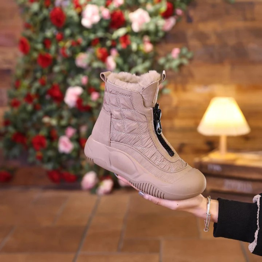 Snow Boots - Fur Lined - Waterproof - Winter Boots - Women's Boots-Grace Aura