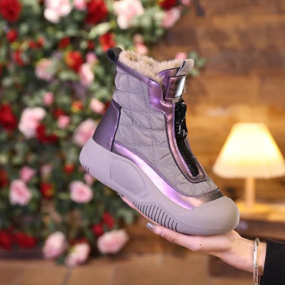 Snow Boots - Fur Lined - Waterproof - Winter Boots - Women's Boots-Grace Aura
