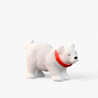 SnowPaws - Christmas decoration miniature polar bear figures-Grace Aura
