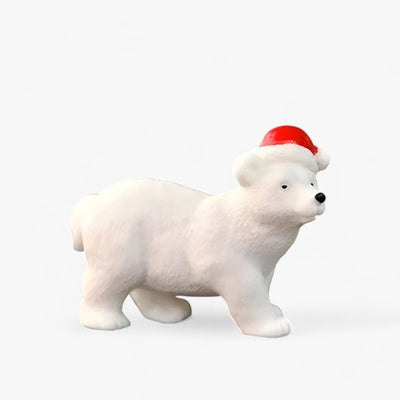 SnowPaws - Christmas decoration miniature polar bear figures-Grace Aura