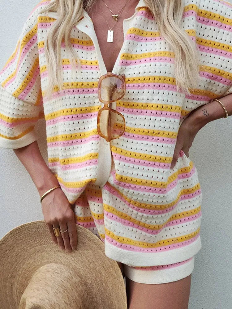 Sophia - Comfy Co-ord Set for Women's Summer Clothing-Grace Aura