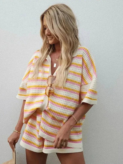 Sophia - Comfy Co-ord Set for Women's Summer Clothing-Grace Aura