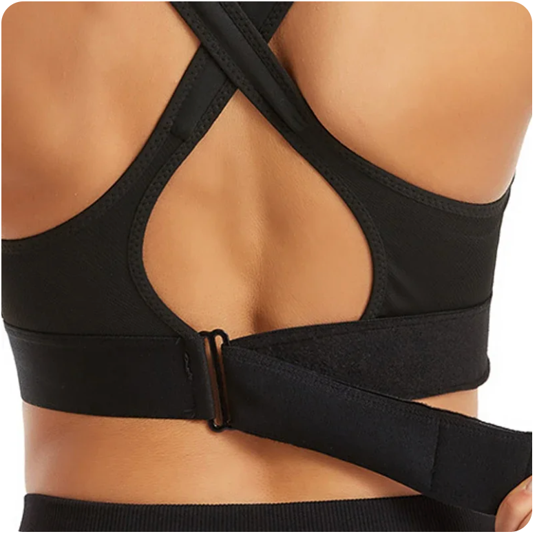 Sport Bra | Front Fastening | Adjustable | Front Zip Sport Bra | Sports Brassiere-Grace Aura