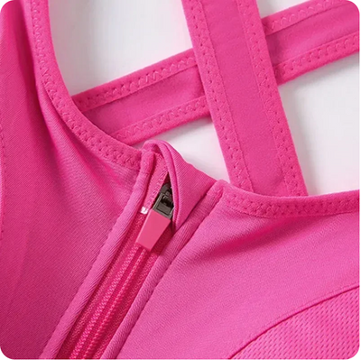 Sport Bra | Front Fastening | Adjustable | Front Zip Sport Bra | Sports Brassiere-Grace Aura