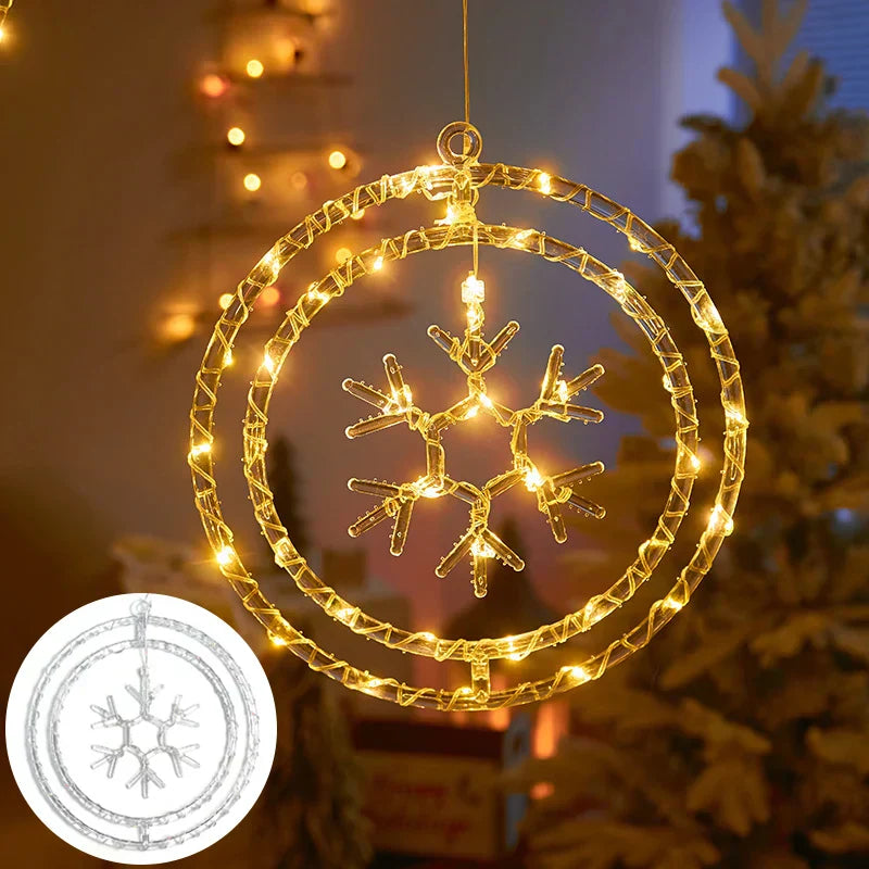 Star Window Light | LED | Hanging | Xmas Star Light | Christmas Lights-Grace Aura