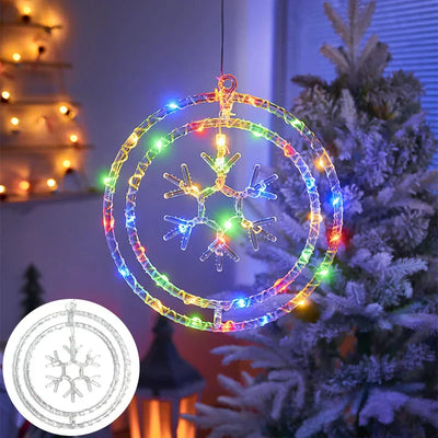 Star Window Light | LED | Hanging | Xmas Star Light | Christmas Lights-Grace Aura