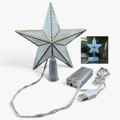 StarGlitter - LED star with five dots Christmas tree-Grace Aura