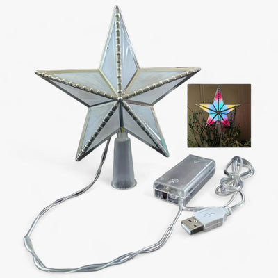 StarGlitter - LED star with five dots Christmas tree-Grace Aura