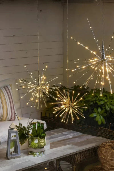 Starburst Lights | LED | Sparkler | Outdoor Hanging Xmas Lights | Christmas Lights-Grace Aura