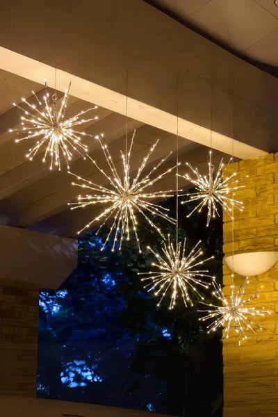 Starburst Lights | LED | Sparkler | Outdoor Hanging Xmas Lights | Christmas Lights-Grace Aura