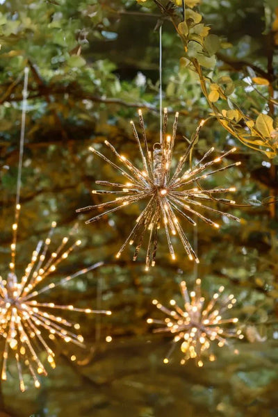 Starburst Lights | LED | Sparkler | Outdoor Hanging Xmas Lights | Christmas Lights-Grace Aura