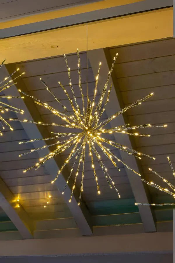 Starburst Lights | LED | Sparkler | Outdoor Hanging Xmas Lights | Christmas Lights-Grace Aura
