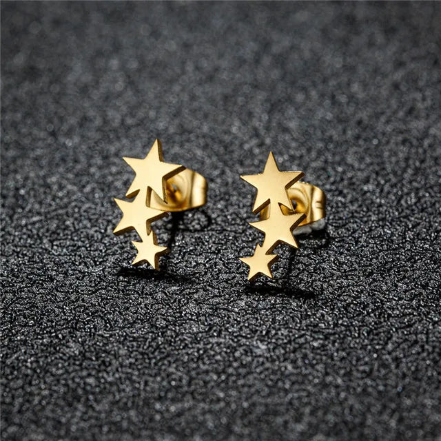 Stud Earrings | Small | Minimalistic | Stud Earrings | Women's Earrings-Grace Aura