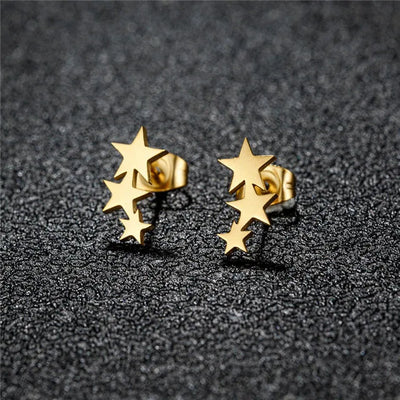 Stud Earrings | Small | Minimalistic | Stud Earrings | Women's Earrings-Grace Aura