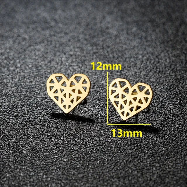 Stud Earrings | Small | Minimalistic | Stud Earrings | Women's Earrings-Grace Aura