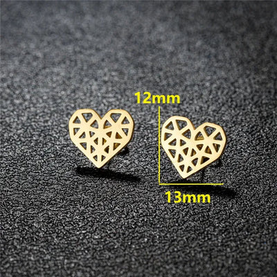 Stud Earrings | Small | Minimalistic | Stud Earrings | Women's Earrings-Grace Aura