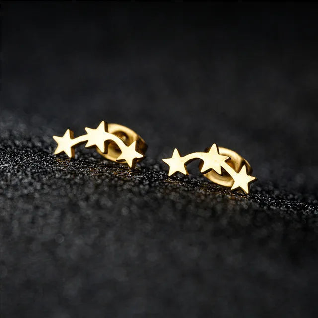Stud Earrings | Small | Minimalistic | Stud Earrings | Women's Earrings-Grace Aura