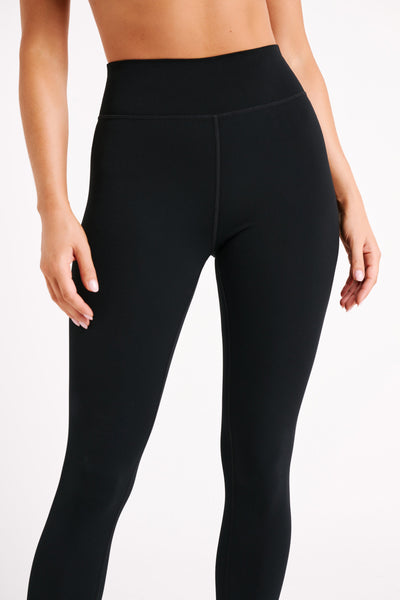 Stylish V Back Leggings in Black - A Flattering Fit for Any Activity-Grace Aura