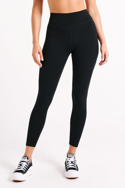 Stylish V Back Leggings in Black - A Flattering Fit for Any Activity-Grace Aura