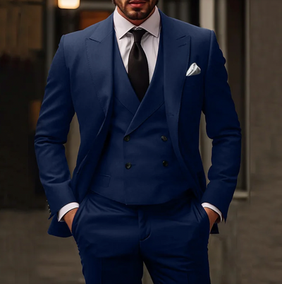 Suit - Formal - Tailored - 3-Piece Suit - Men's Suits-Grace Aura