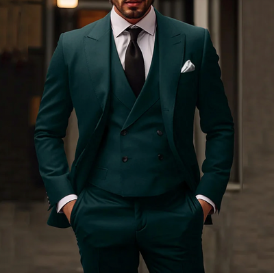 Suit - Formal - Tailored - 3-Piece Suit - Men's Suits-Grace Aura